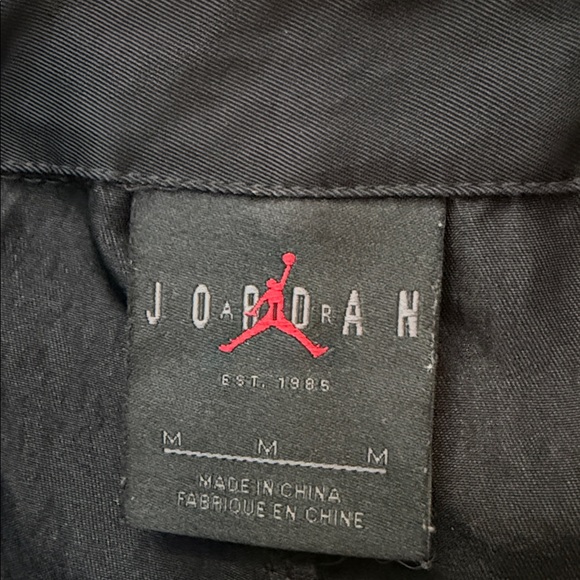 Air Jordan sz M Women's Jordan Utility Cargo Pants - black mesh foldover waist - Picture 7 of 14